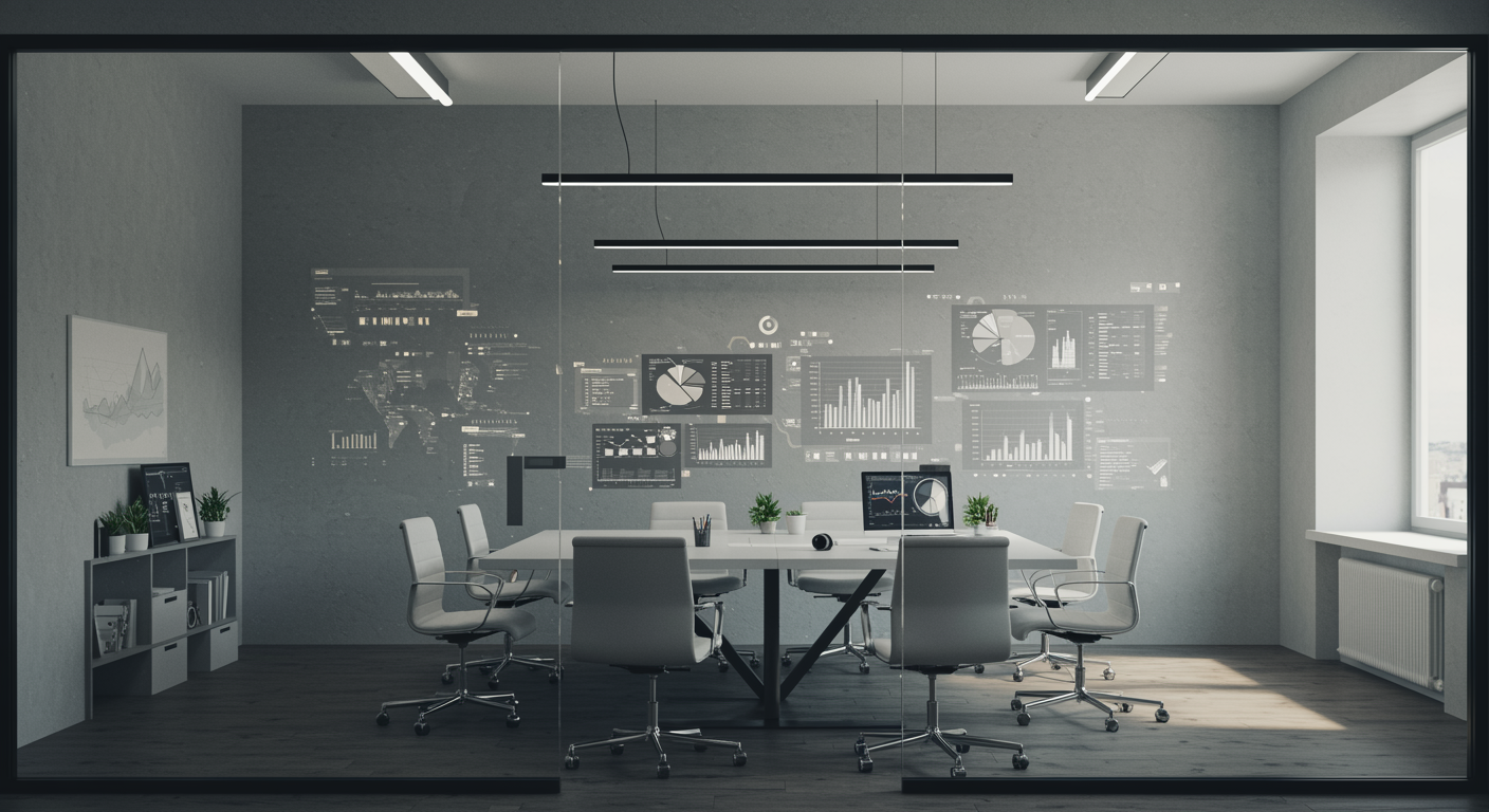 Professional modern office workspace representing effective lead generation and SEO marketing services